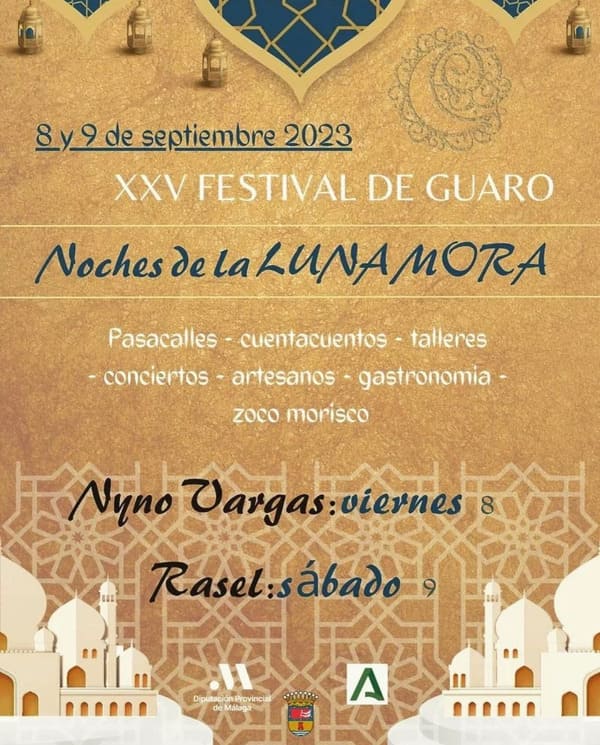 Luna Mora de Guaro 2023 cartel oficial del festival